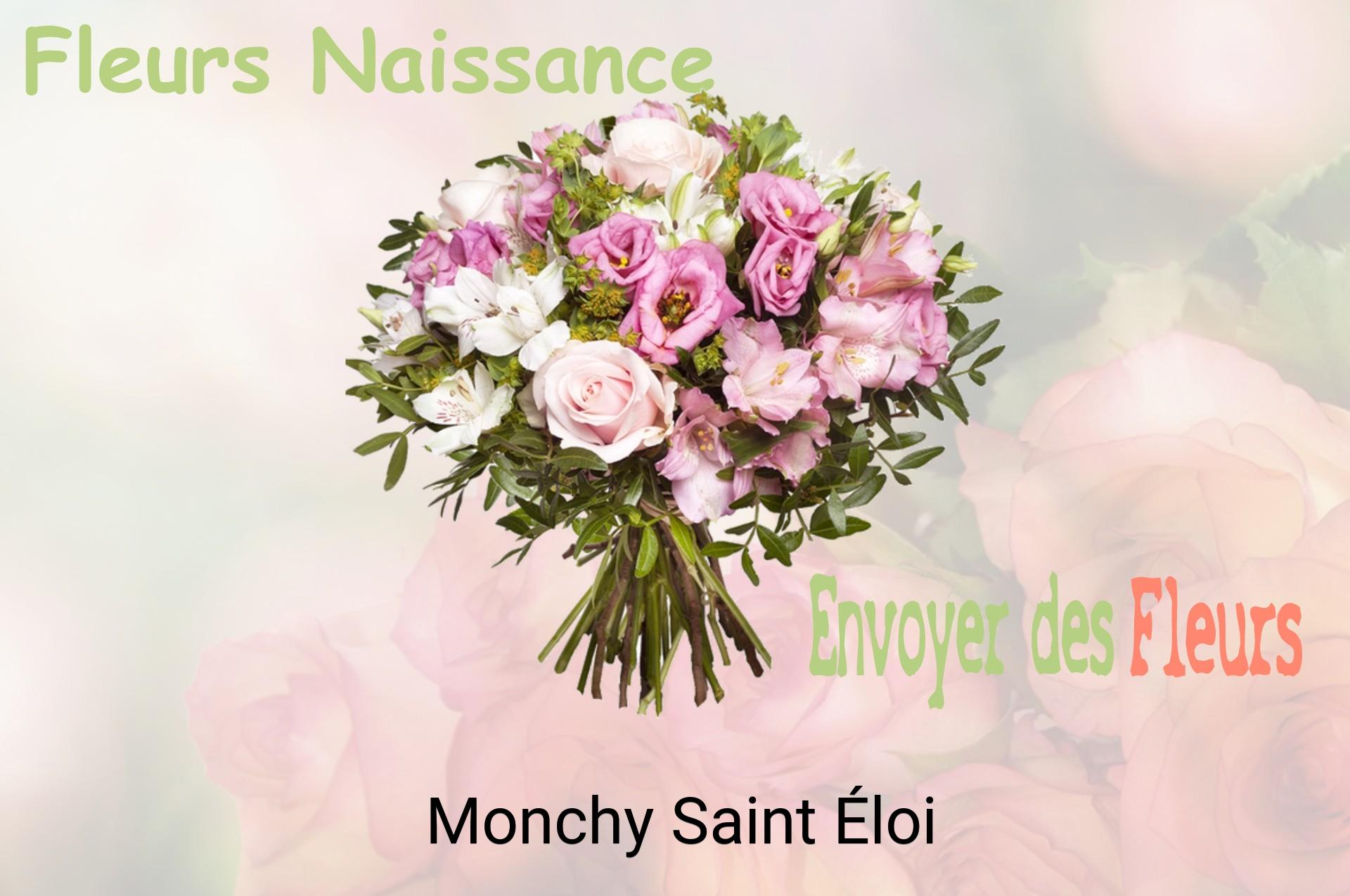 Bouquet de fleurs de naissance livré à Monchy-Saint-Éloi