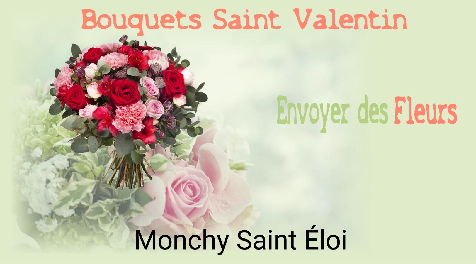 Roses de Saint-Valentin livrées à Monchy-Saint-Éloi